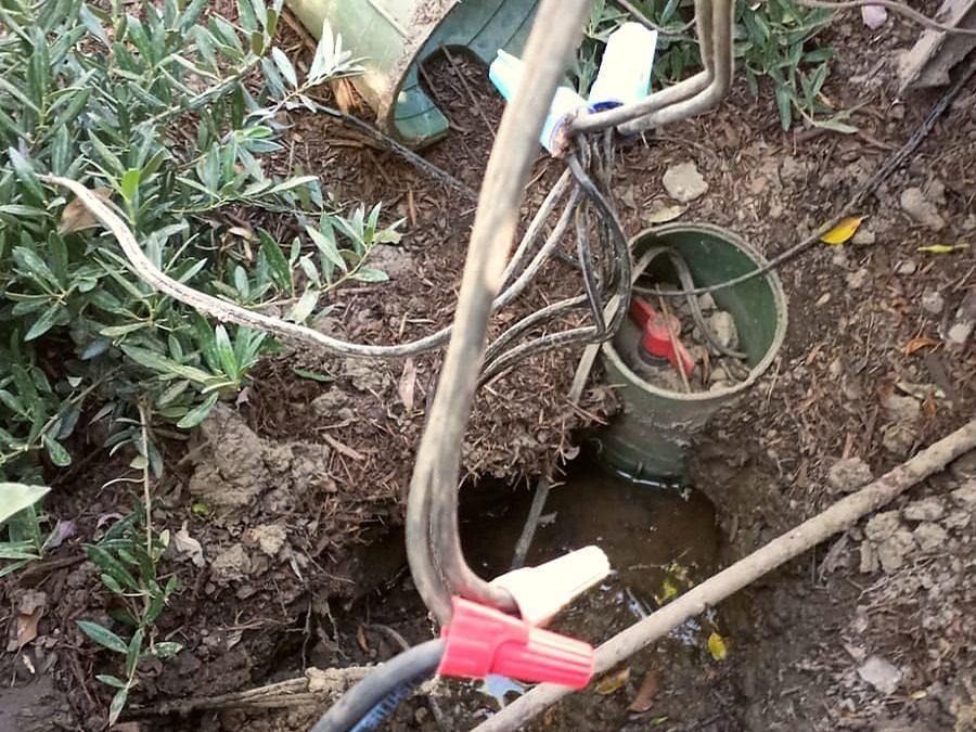 Waterproof connectors inspected in a valve box